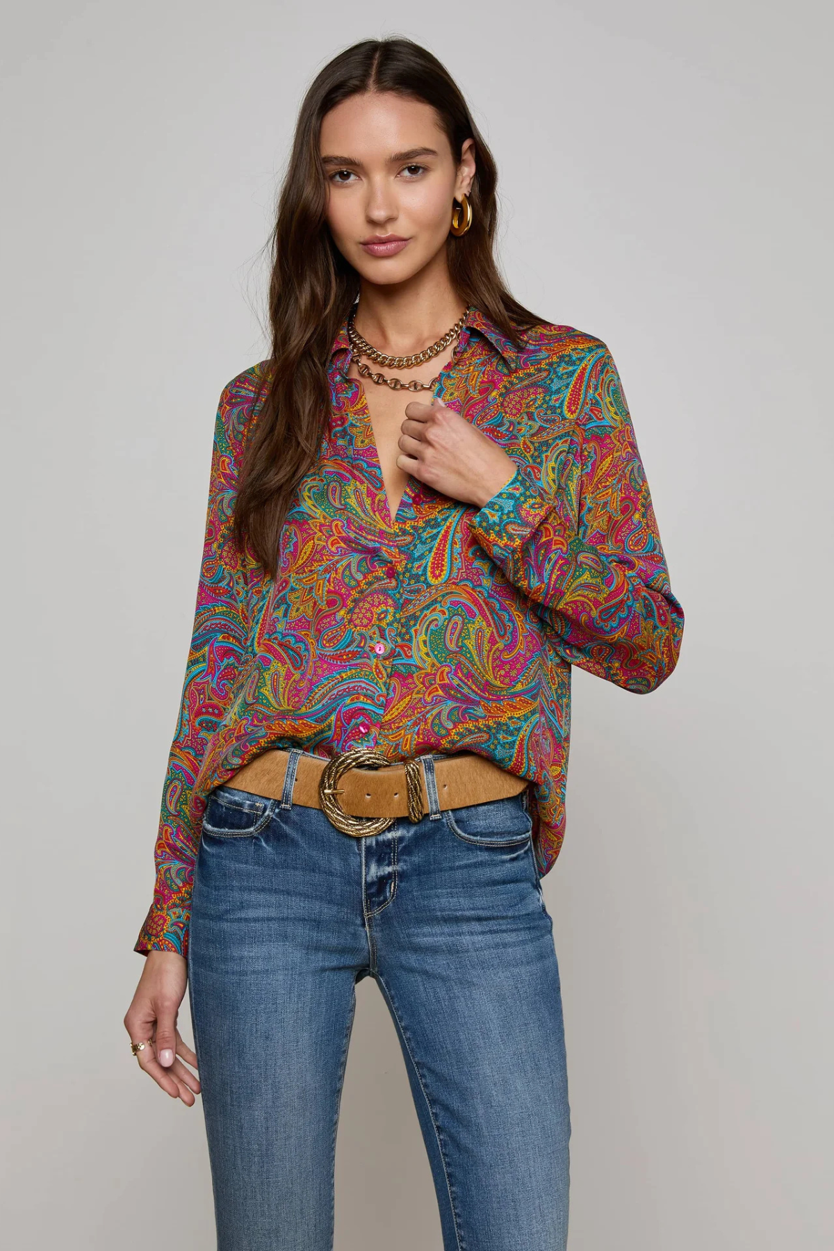 L'AGENCE | NINA BLOUSE- SANTE FE