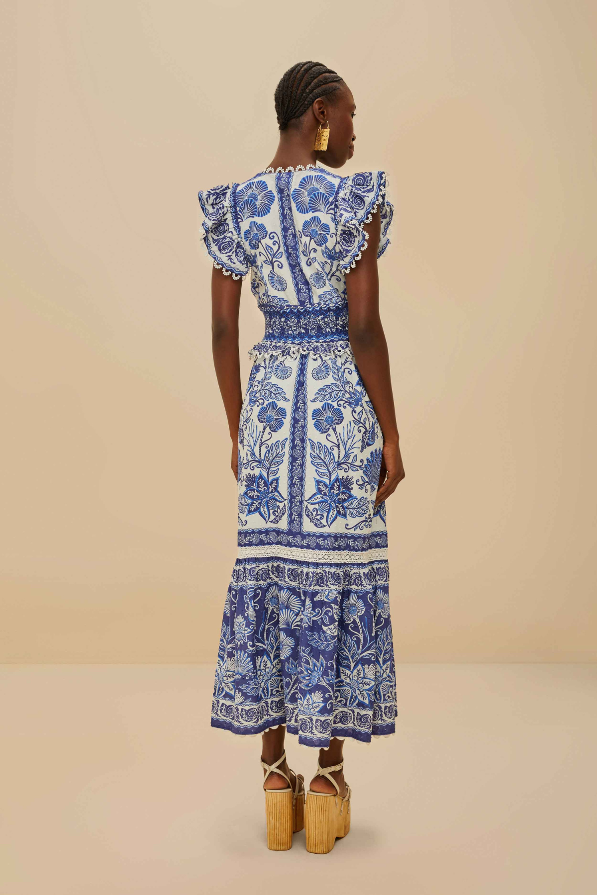 SHELL GARDEN MAXI DRESS