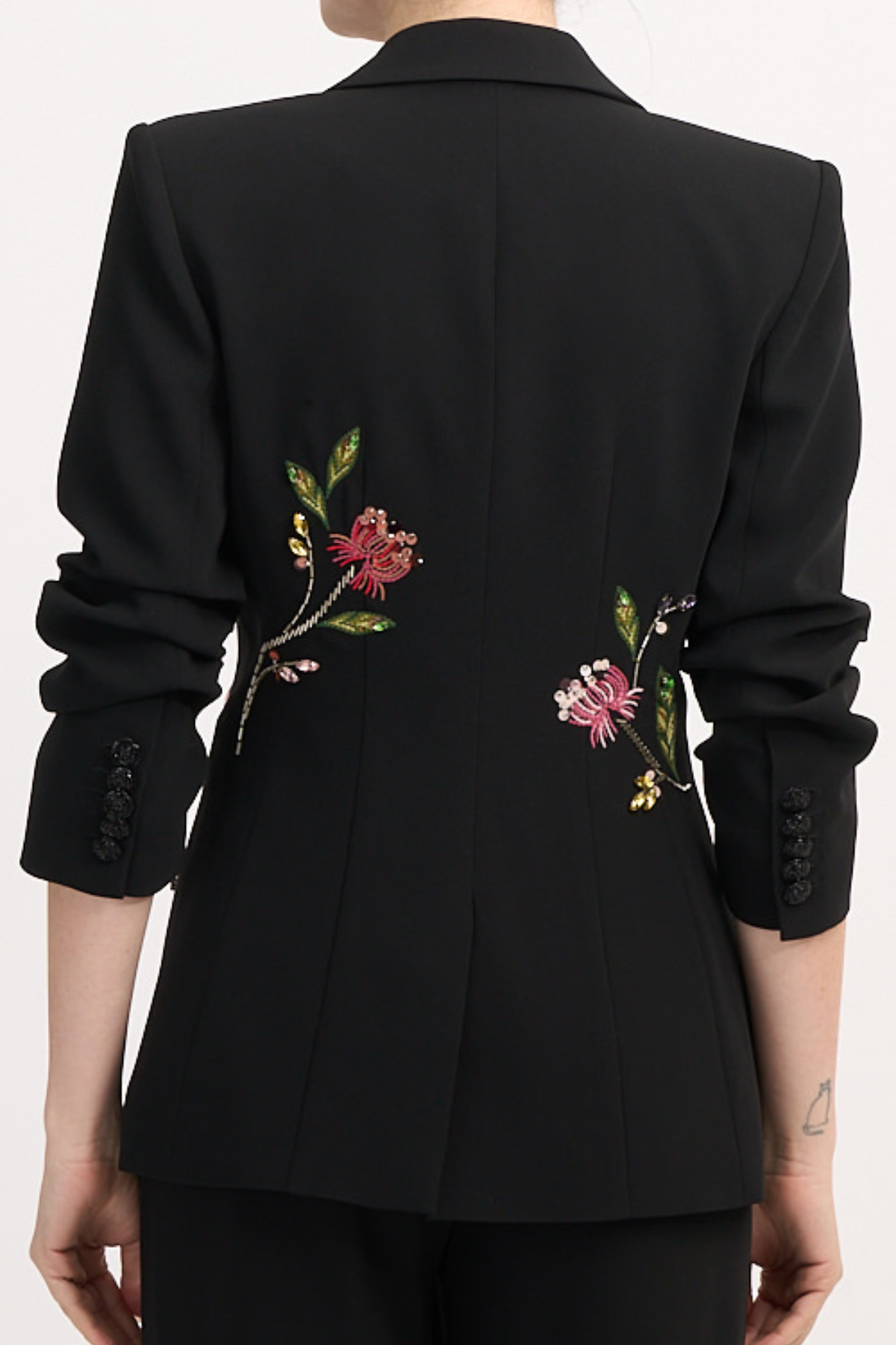 Floral Mixed Media Cheyenne Blazer