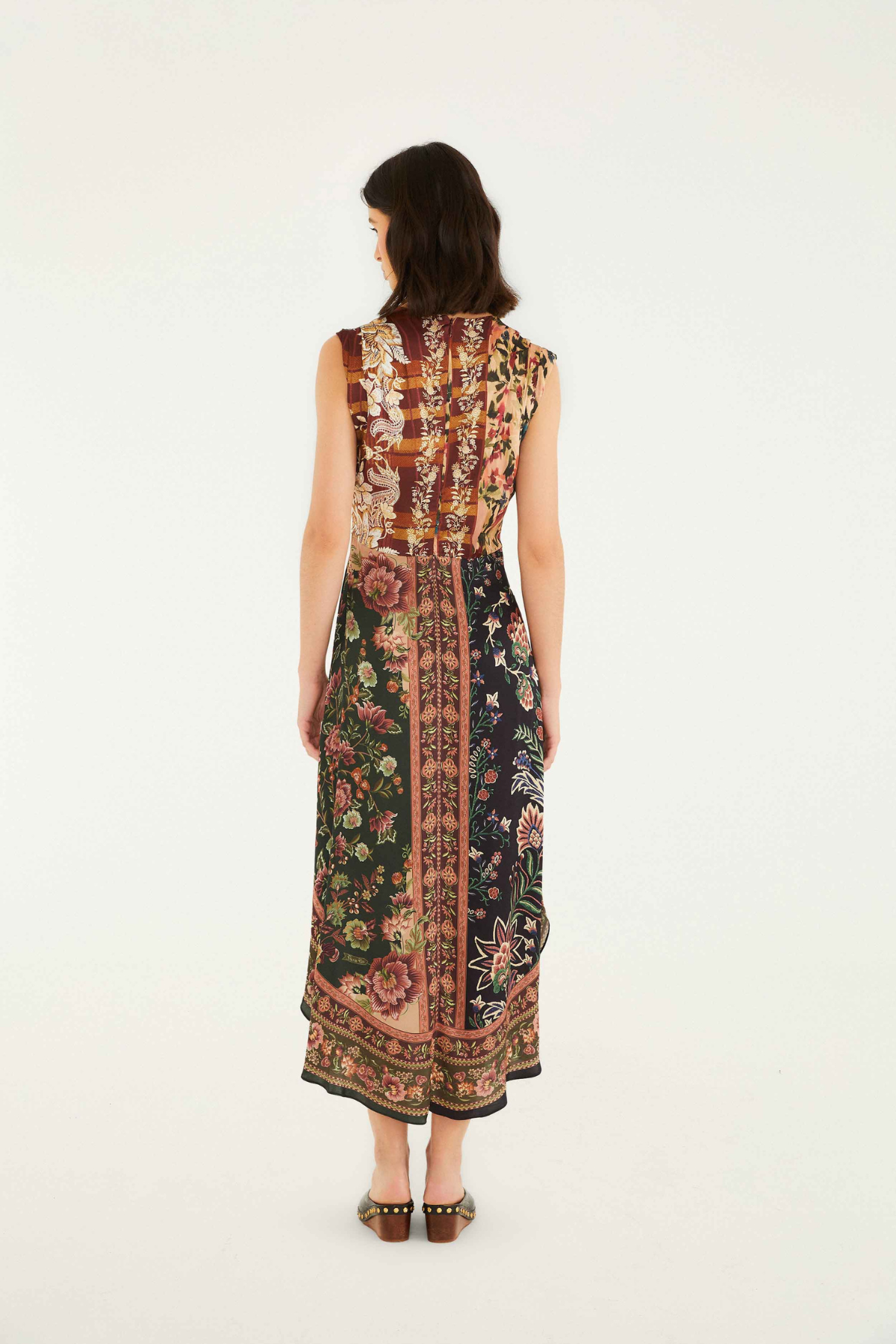 FARM RIO | WINTER GARDEN MIX MAXI DRESS