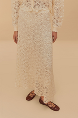 FARM RIO | CROCHET SKIRT