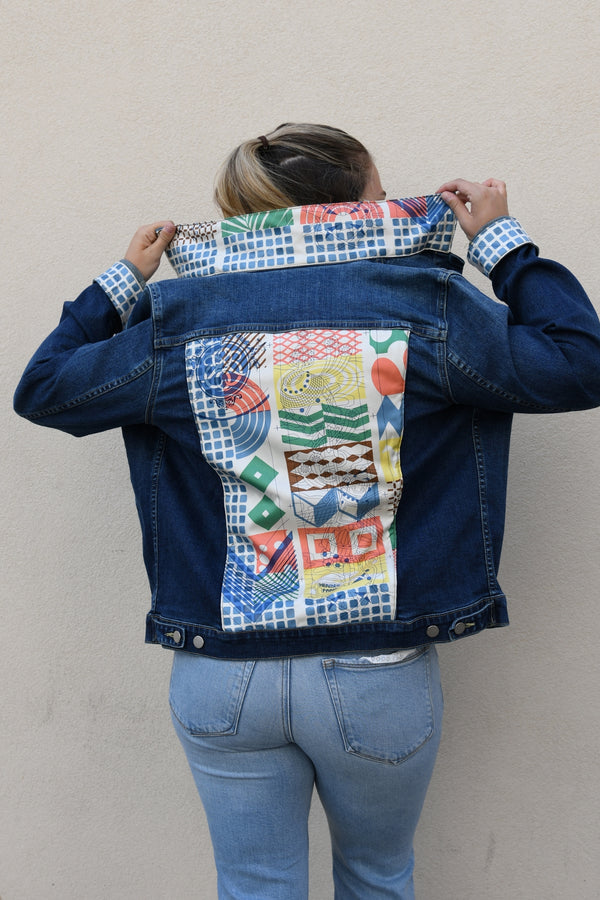 Sophie Jacket- Large Dark Denim