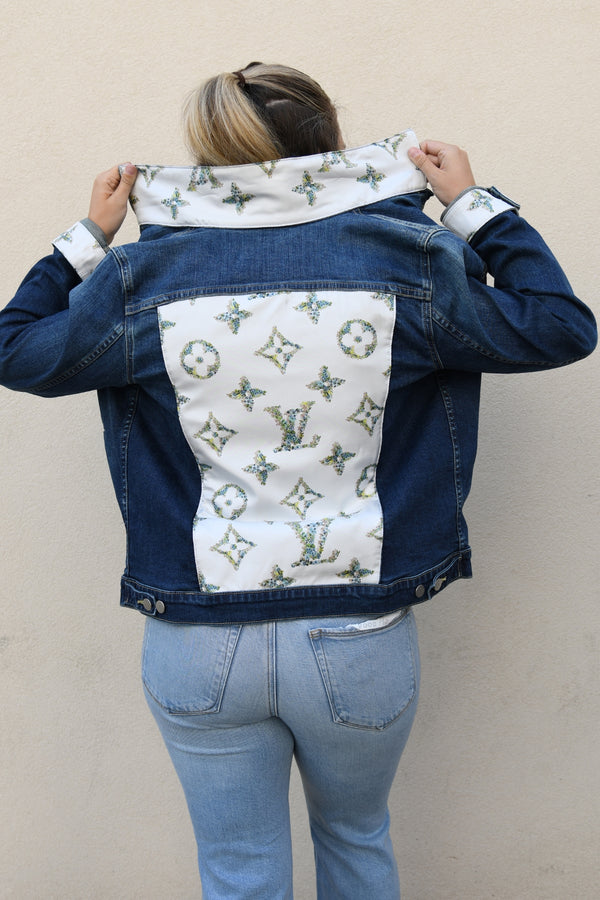 Sharron Jacket - Large Dark Denim