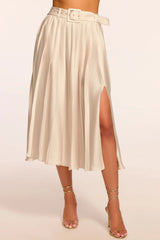 RAMY BROOK | ABIGAYLE PLEATED MIDI SKIRT