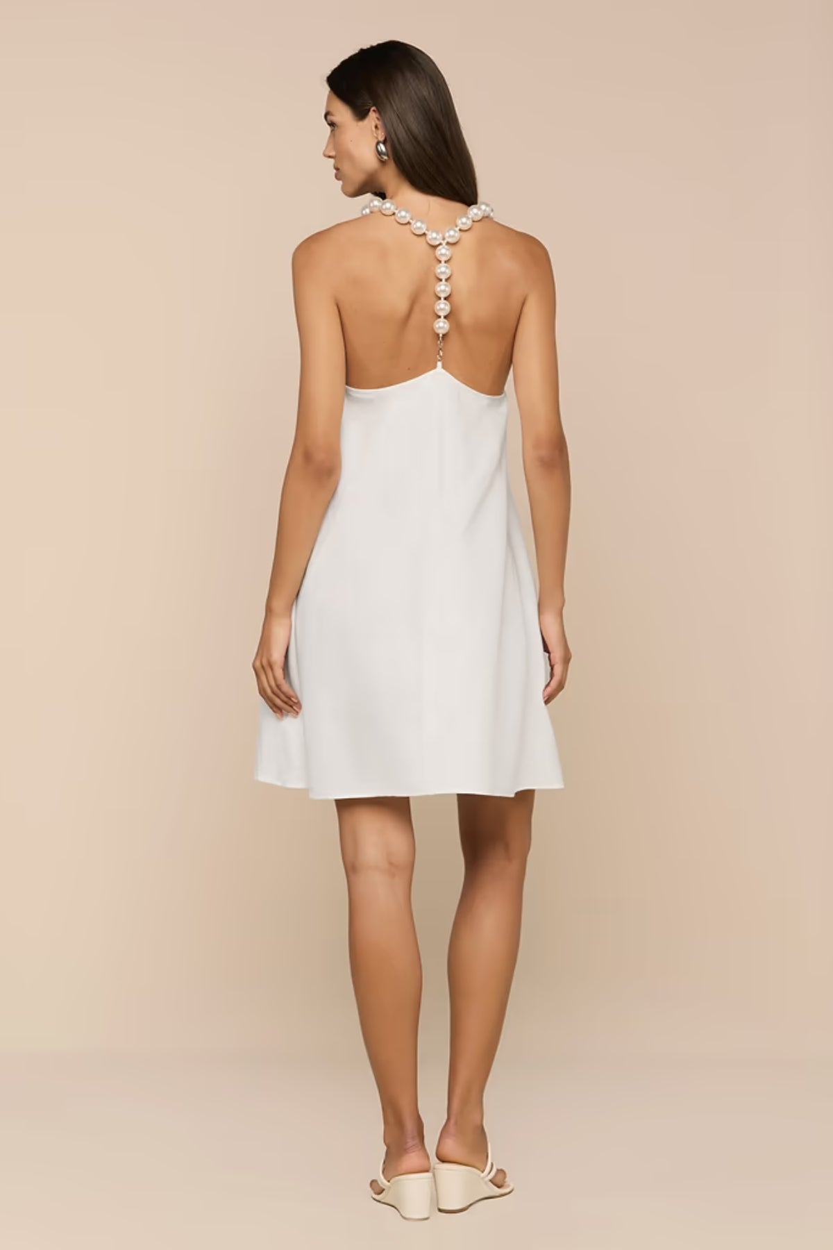 L'AGENCE | Amora Pearl Strap Dress