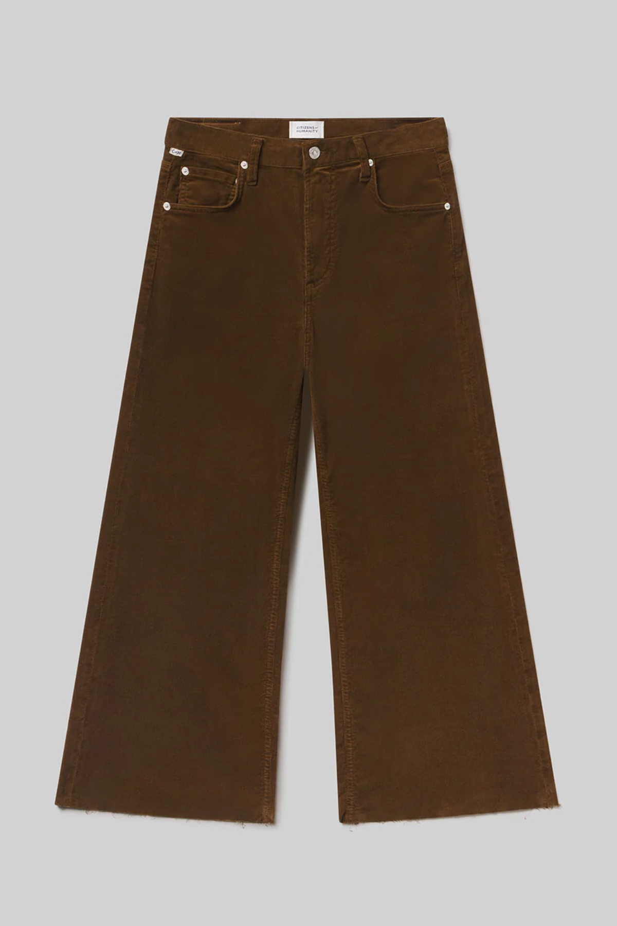 Citizens of Humanity Lyra Wide Crop Corduroy - Manuka