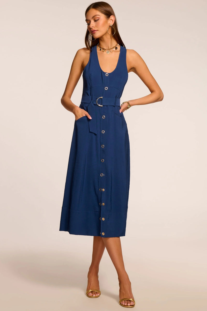 RAMY BROOK | NOMI BELTED MIDI DRESS