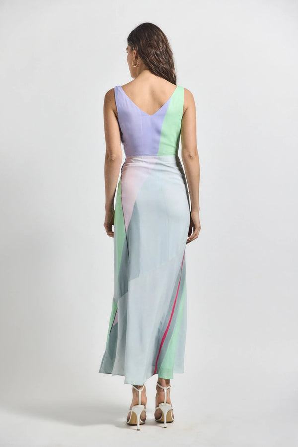 DEREK LAM | GABRIELLE PRINTED DRESS