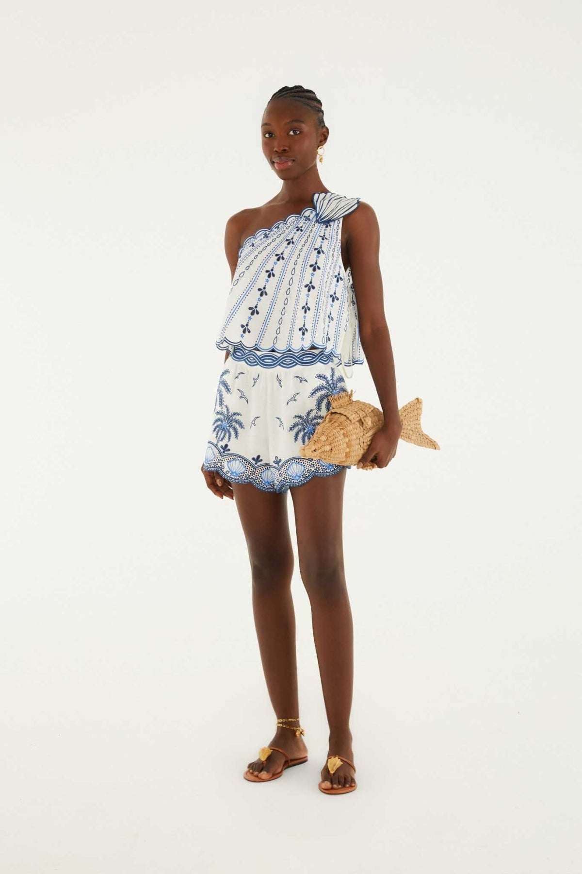 FARM RIO | Placed Print Shorts