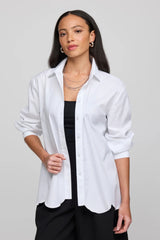 HINSUN WU | BLAIRE BLOUSE-WHITE