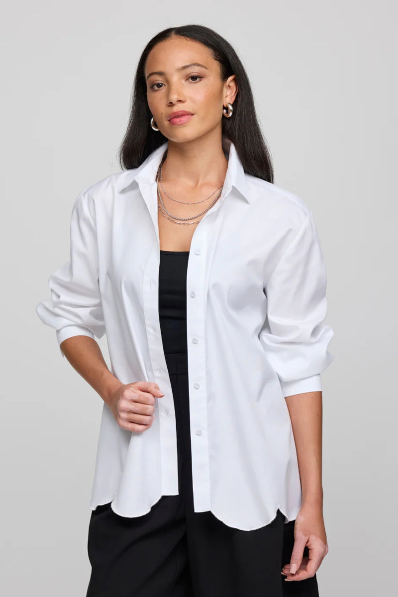 HINSUN WU | BLAIRE BLOUSE-WHITE