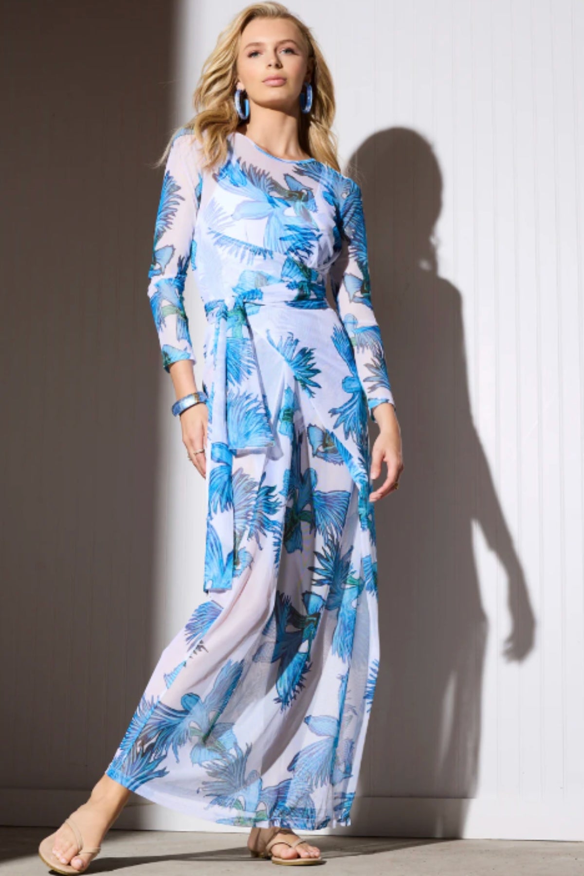 Loren Wrap Dress Blue Orchid