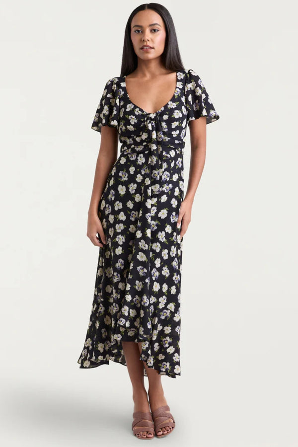 CINQ A SEPT | Mini Tossed Poppies Isha Dress
