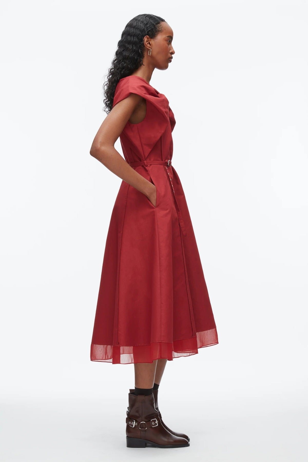 PHILLIP LIM | BOW DRESS WITH BELT