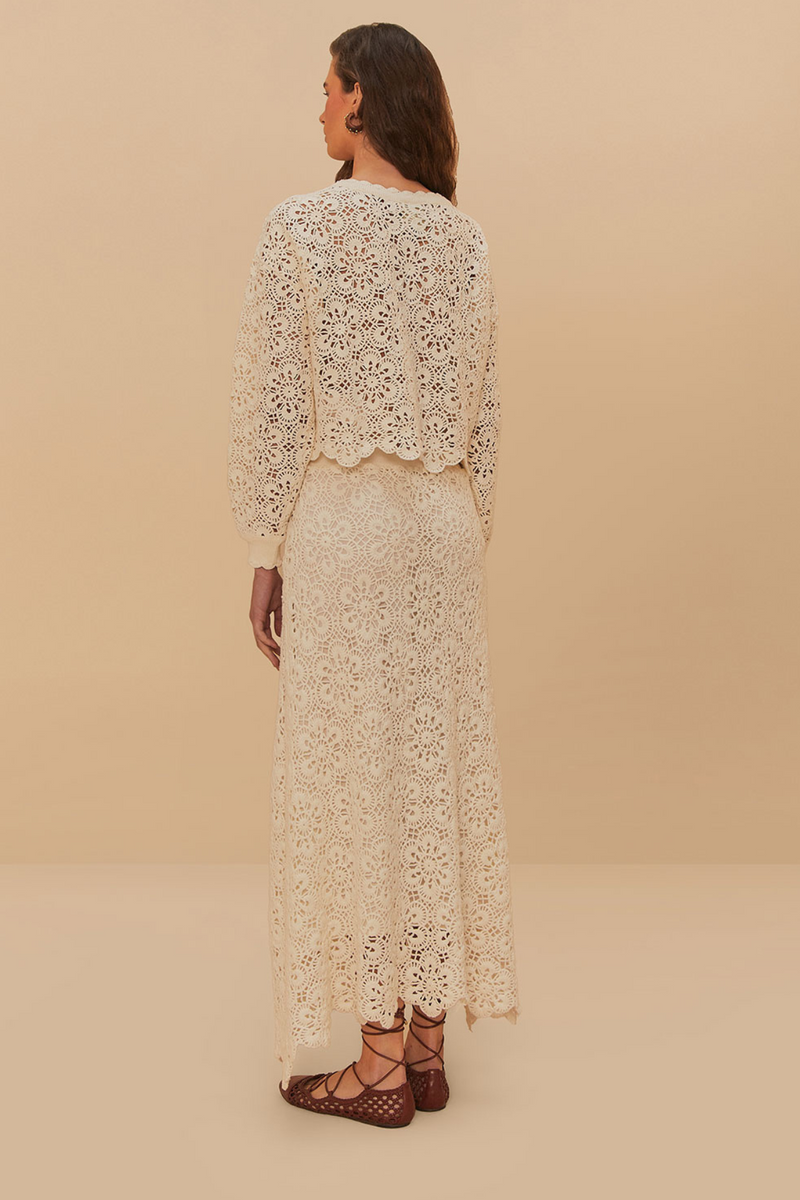 FARM RIO | CROCHET SKIRT