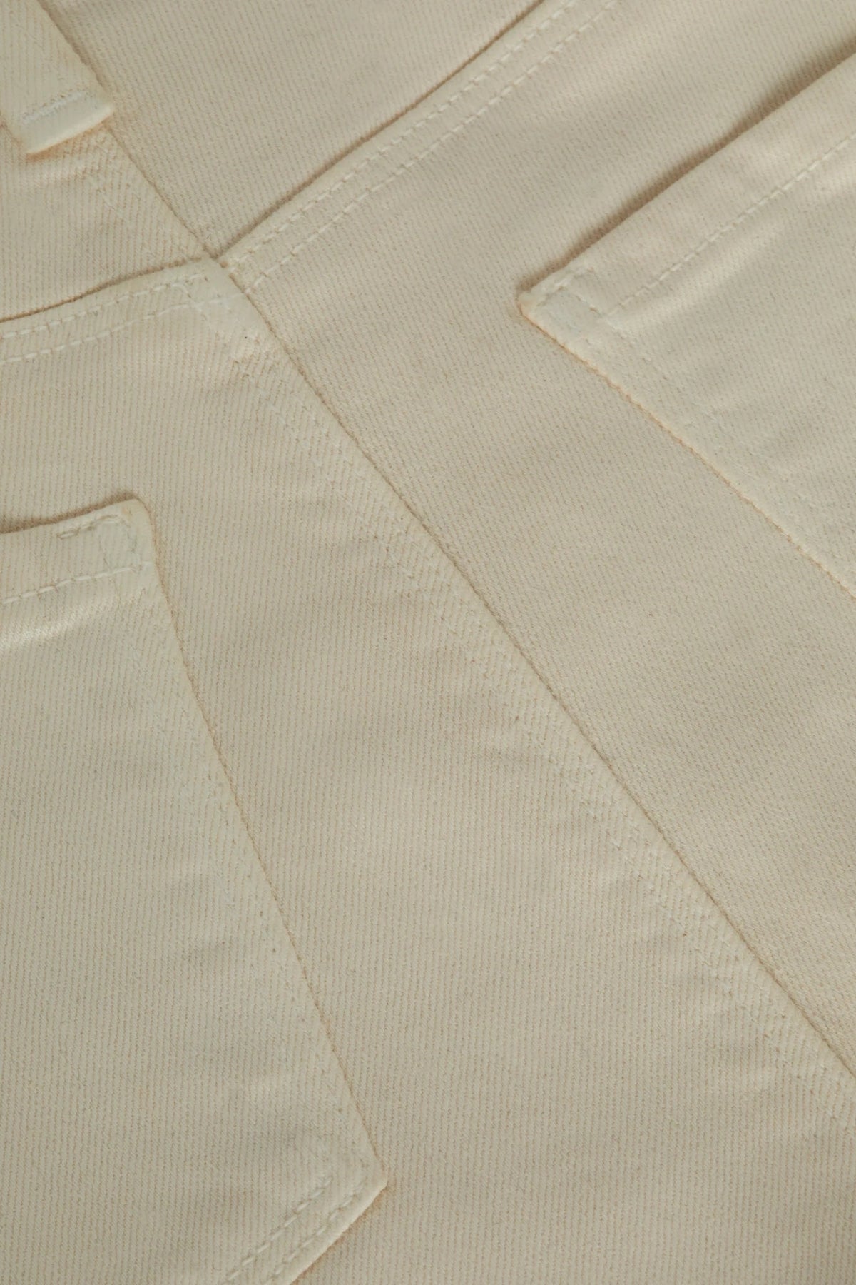L'AGENCE | CLAYTON COATED WIDE LEG -FRENCH VANILLA