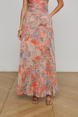 L’AGENCE | TORIN PLEATED MAXI SKIRT