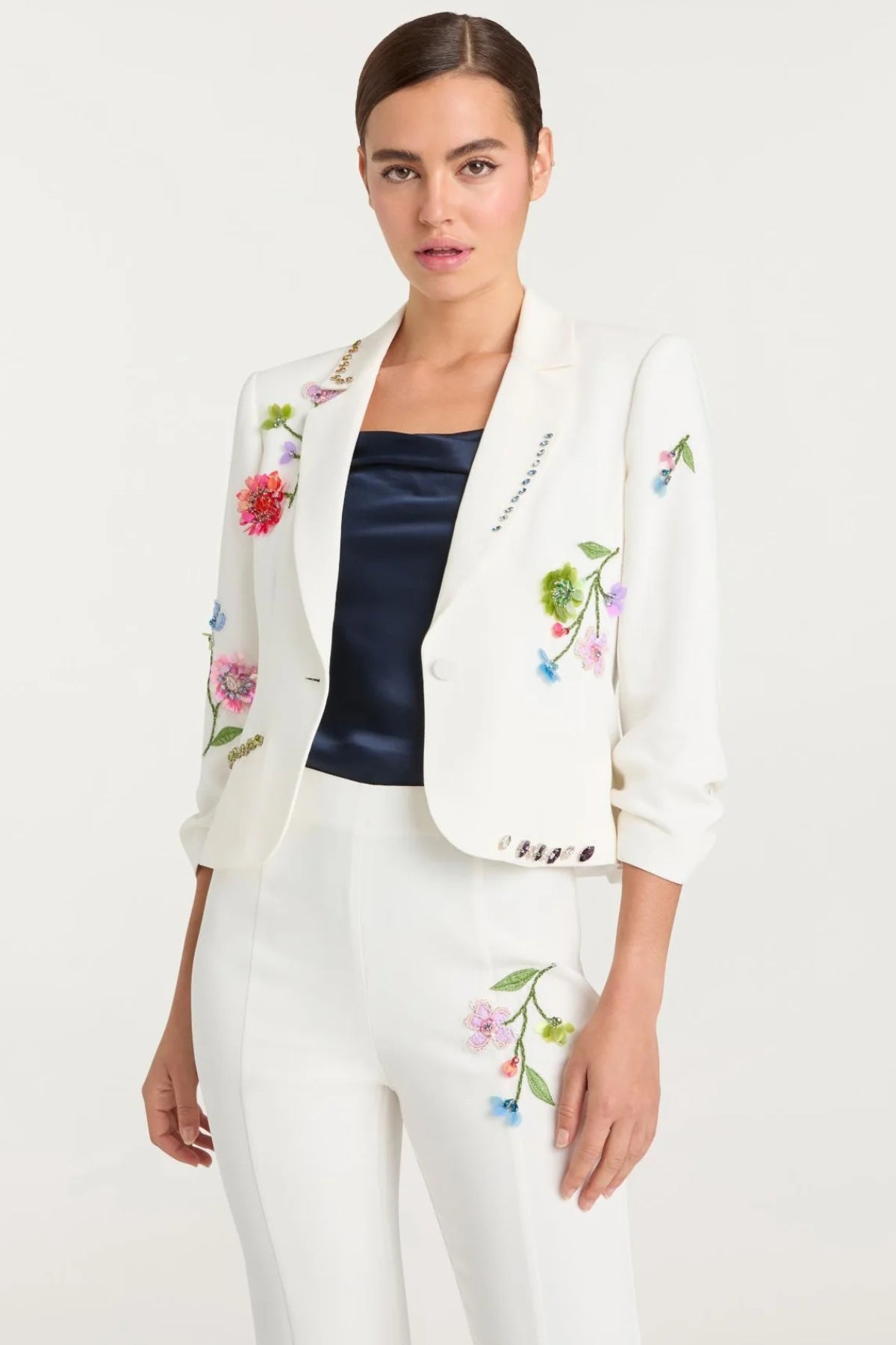 CINQ A SEPT | Floral Vine le Petit Khloe Blazer