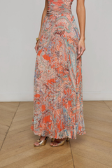 L’AGENCE | TORIN PLEATED MAXI SKIRT