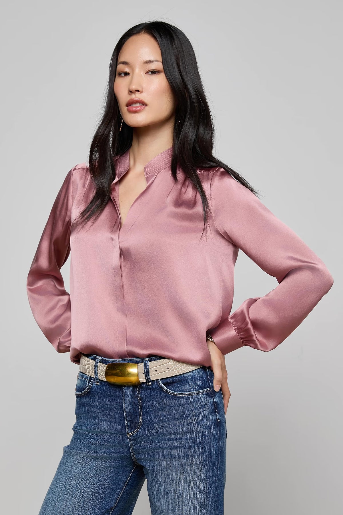 L'AGENCE | BIANCA BLOUSE