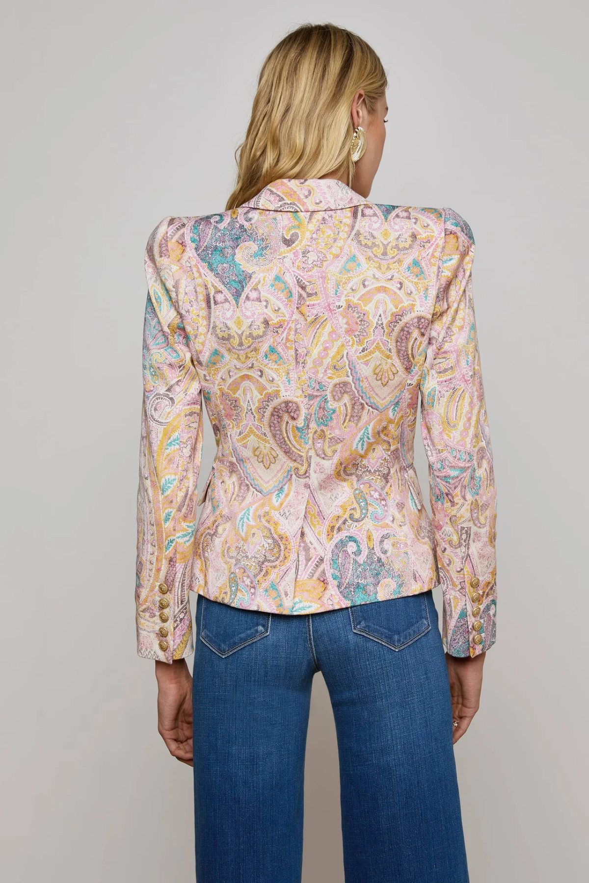 L'AGENCE | KAISLEY BLAZER- MULTI WESTERN