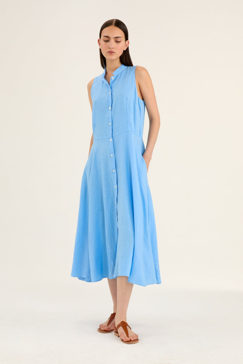 ROSSO35 | SANDY SKY BLUE DRESS
