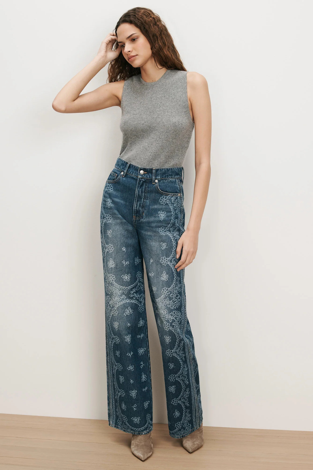 VERONICA BEARD | TAYLOR HIGH RISE WIDE LEG