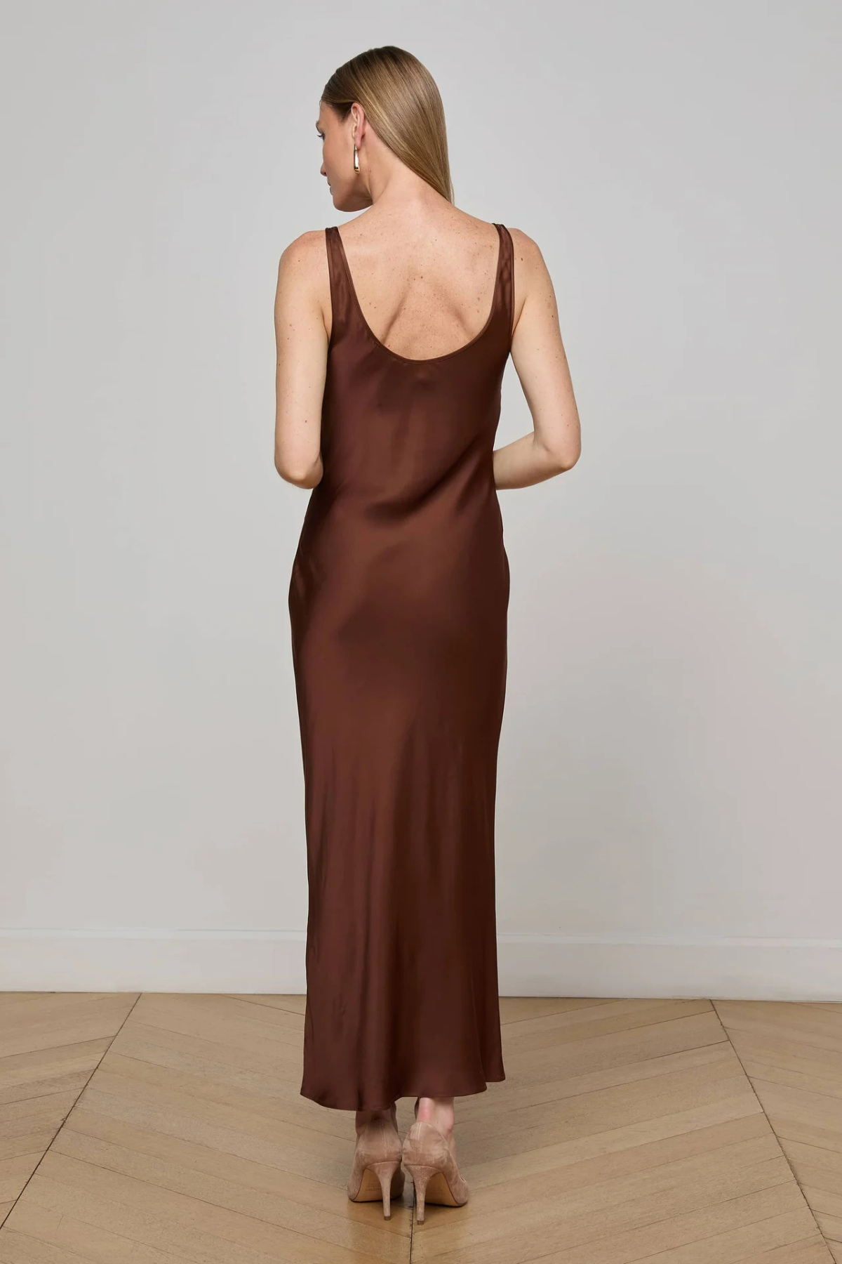 L'AGENCE | AIKYA TANK DRESS- HOT FUDGE