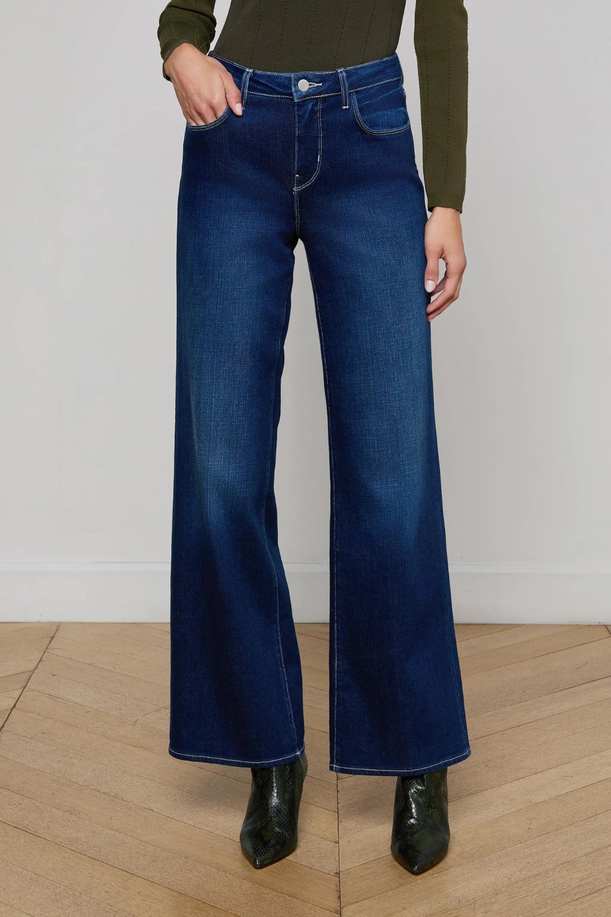 L'AGENCE | ALICENT WIDE LEG - STERLING