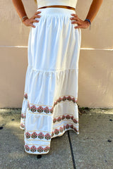 PALOMA EMBROIDERED SKIRT