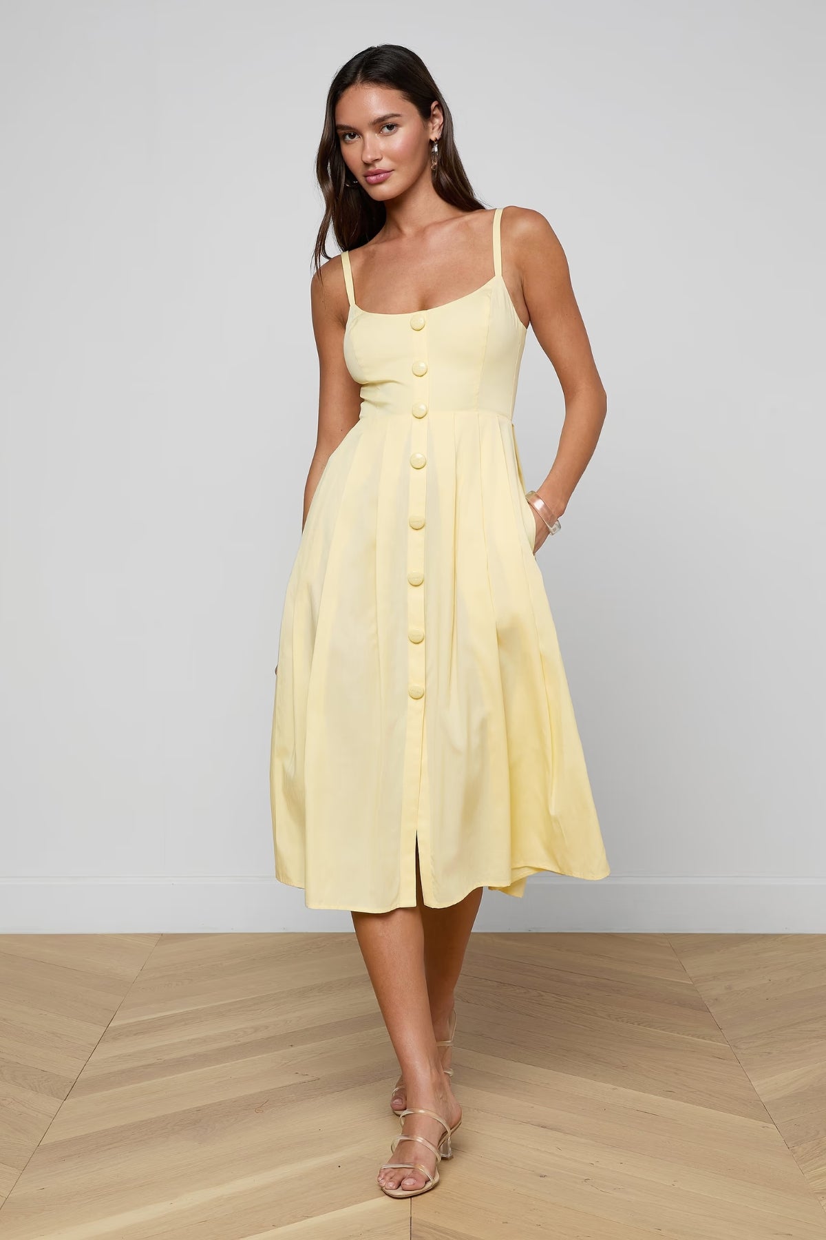 L'AGENCE | REANNE MIDI DRESS