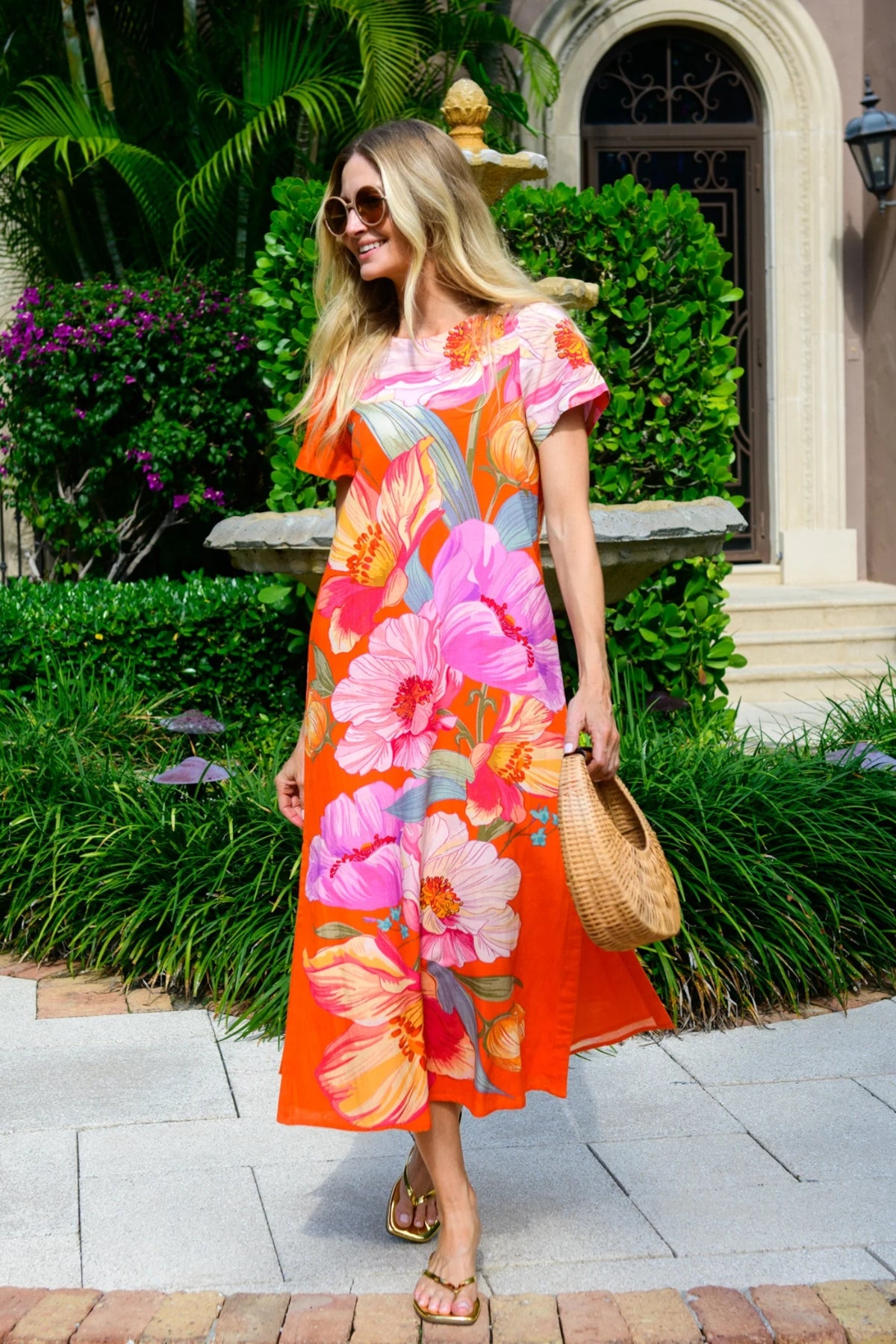 Elizabeth James the Label | Tess Sunset Midi Dress