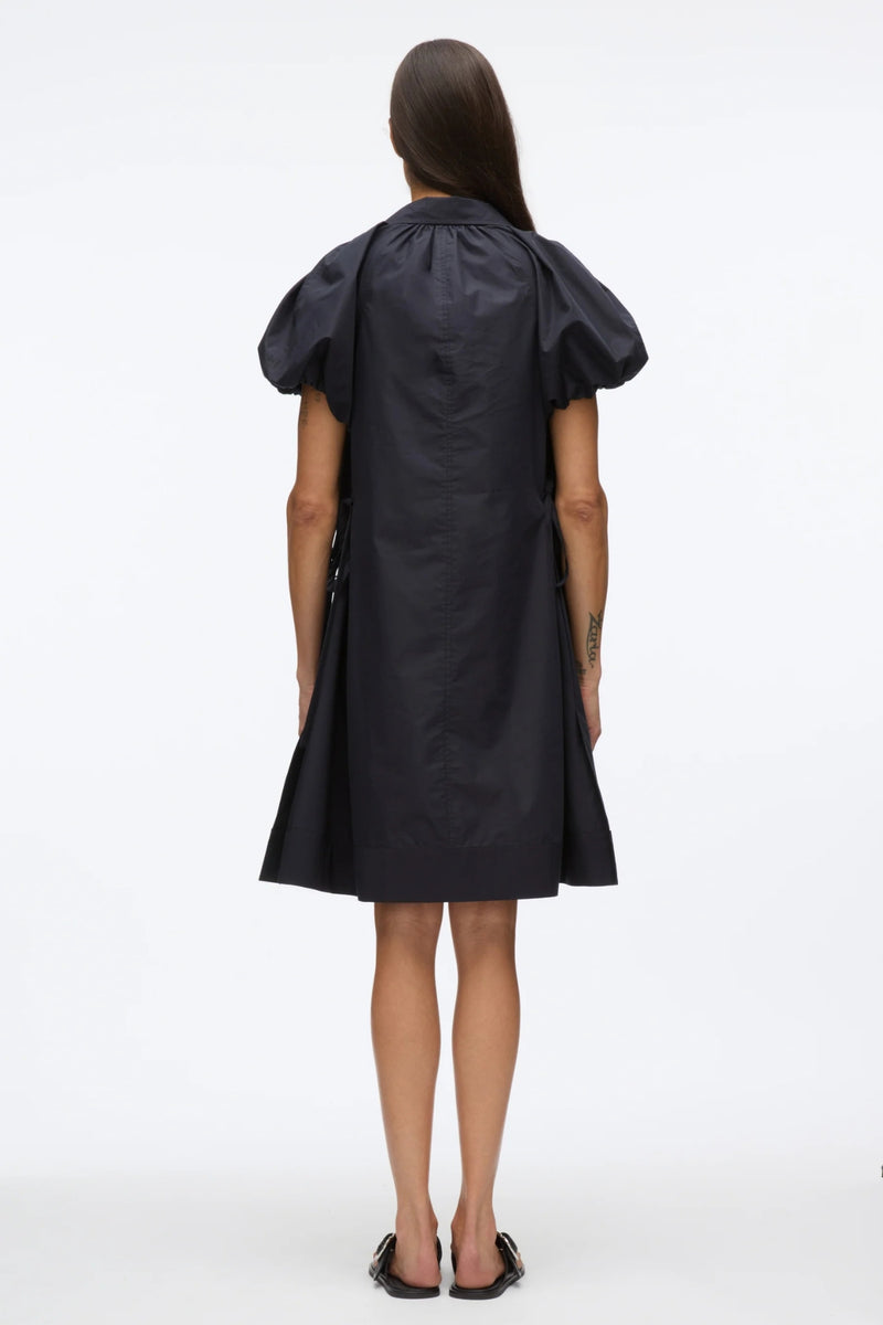 PHILLIP LIM | PUFF SLEEVE SHIRT DRESS- MIDNIGHT