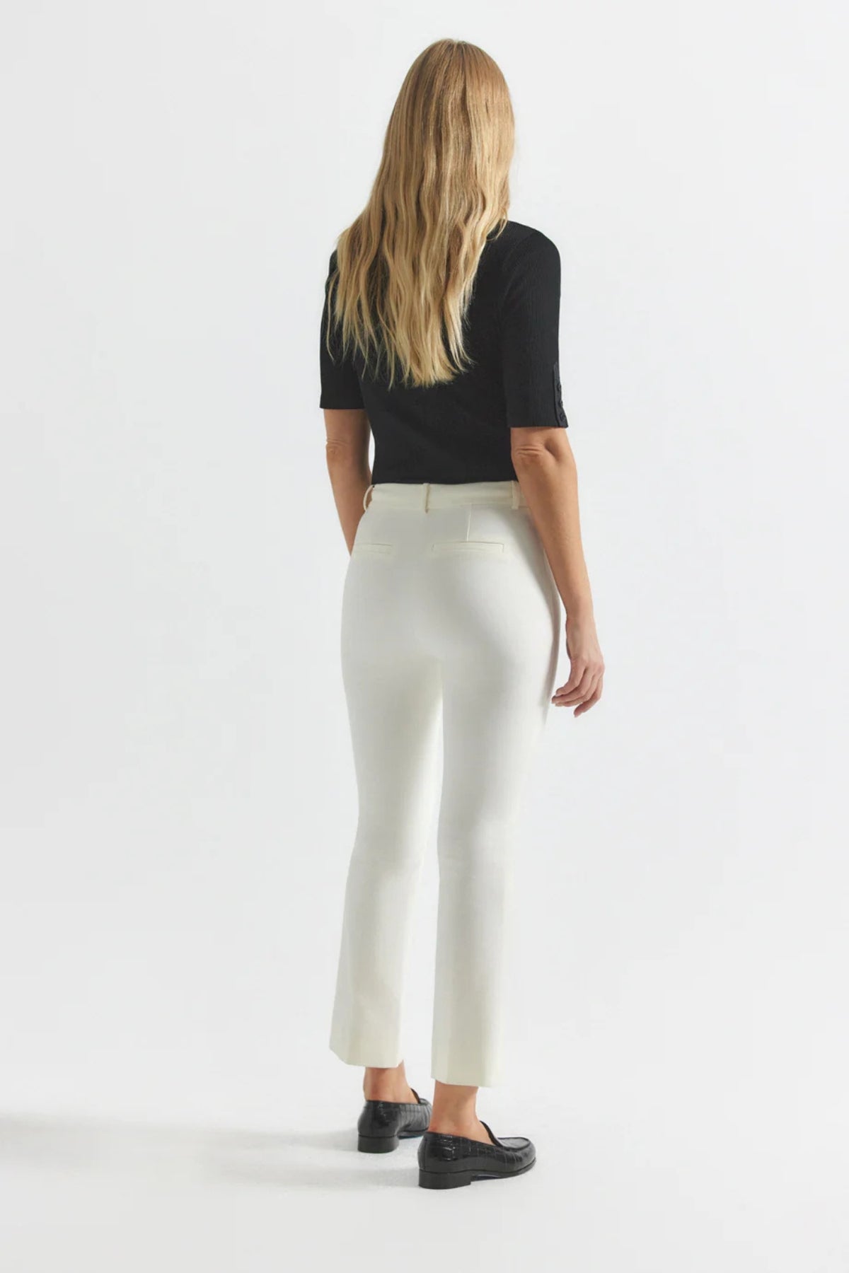 DEREK LAM | CROSBY CROPPED FLARE TROUSER