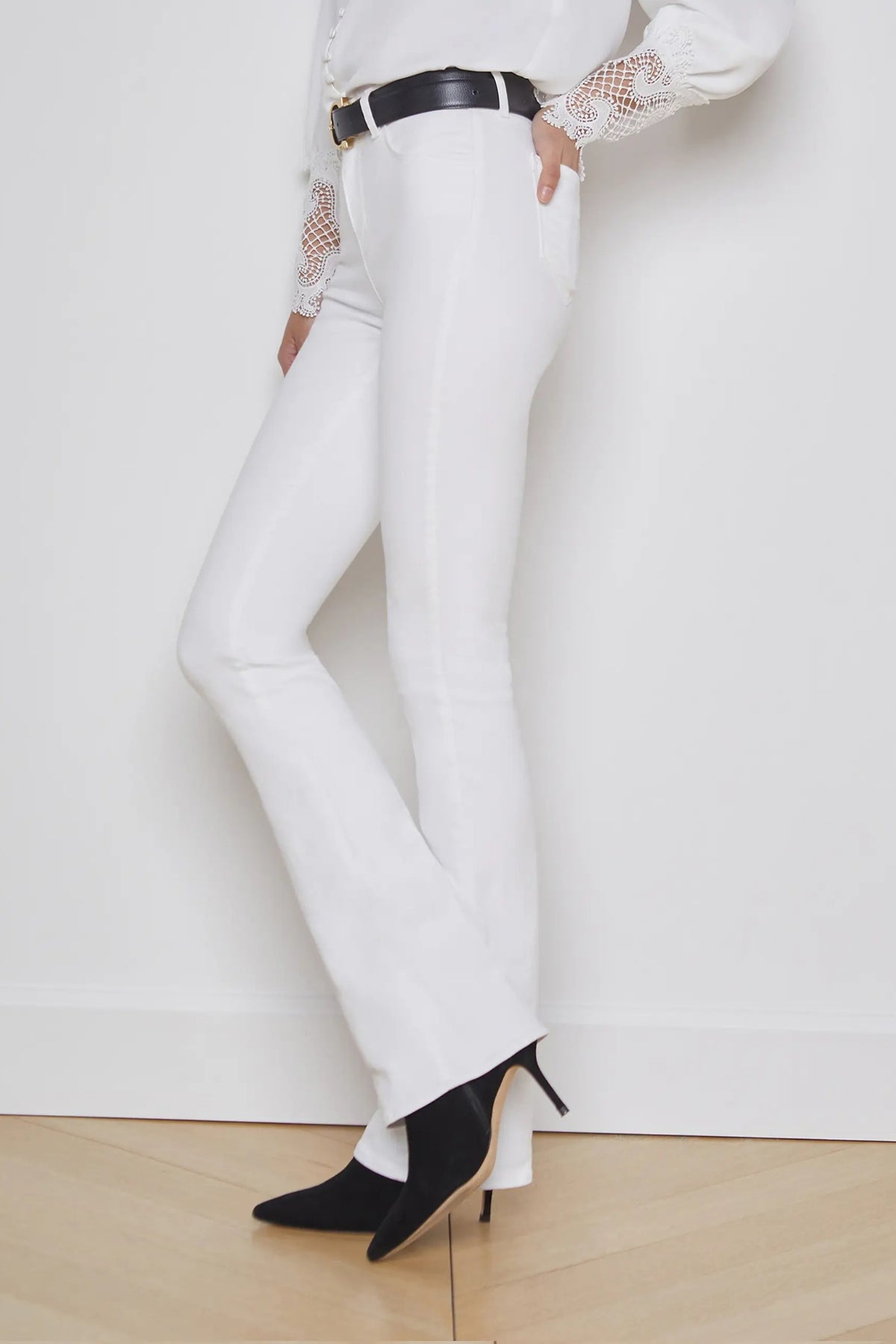 L'AGENCE | SELMA BABY BOOT - BLANC