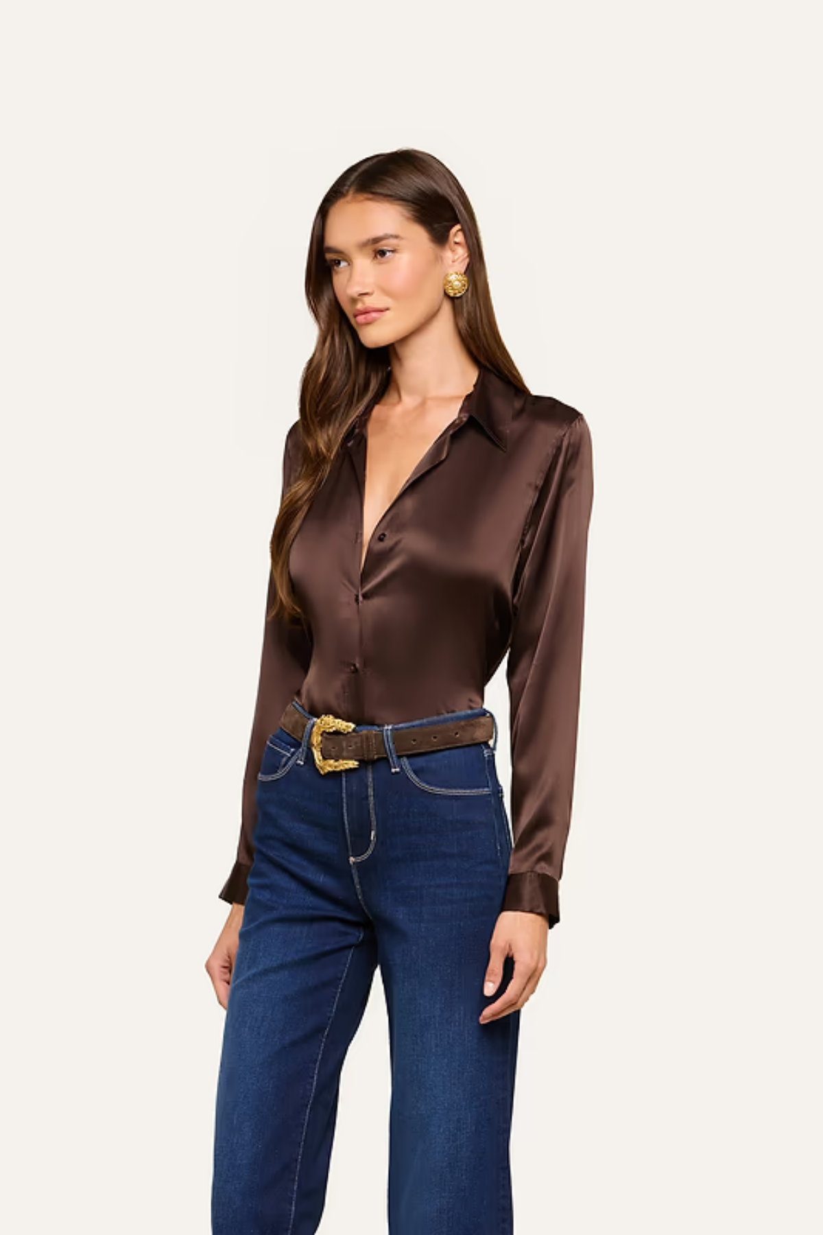 L'AGENCE | Tyler L/s Blouse - Java