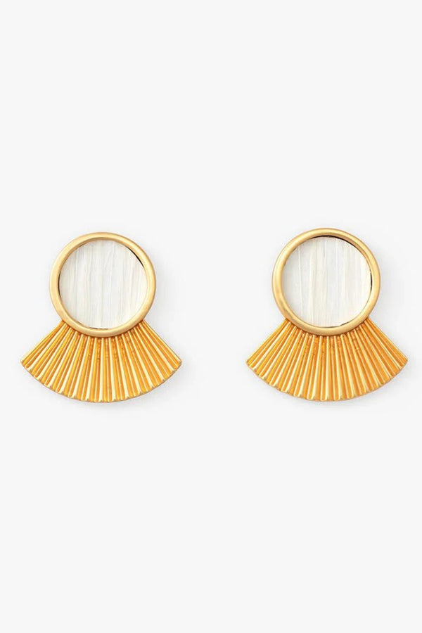 BRACKISH | ACKLINS LARGE FAN EARRING