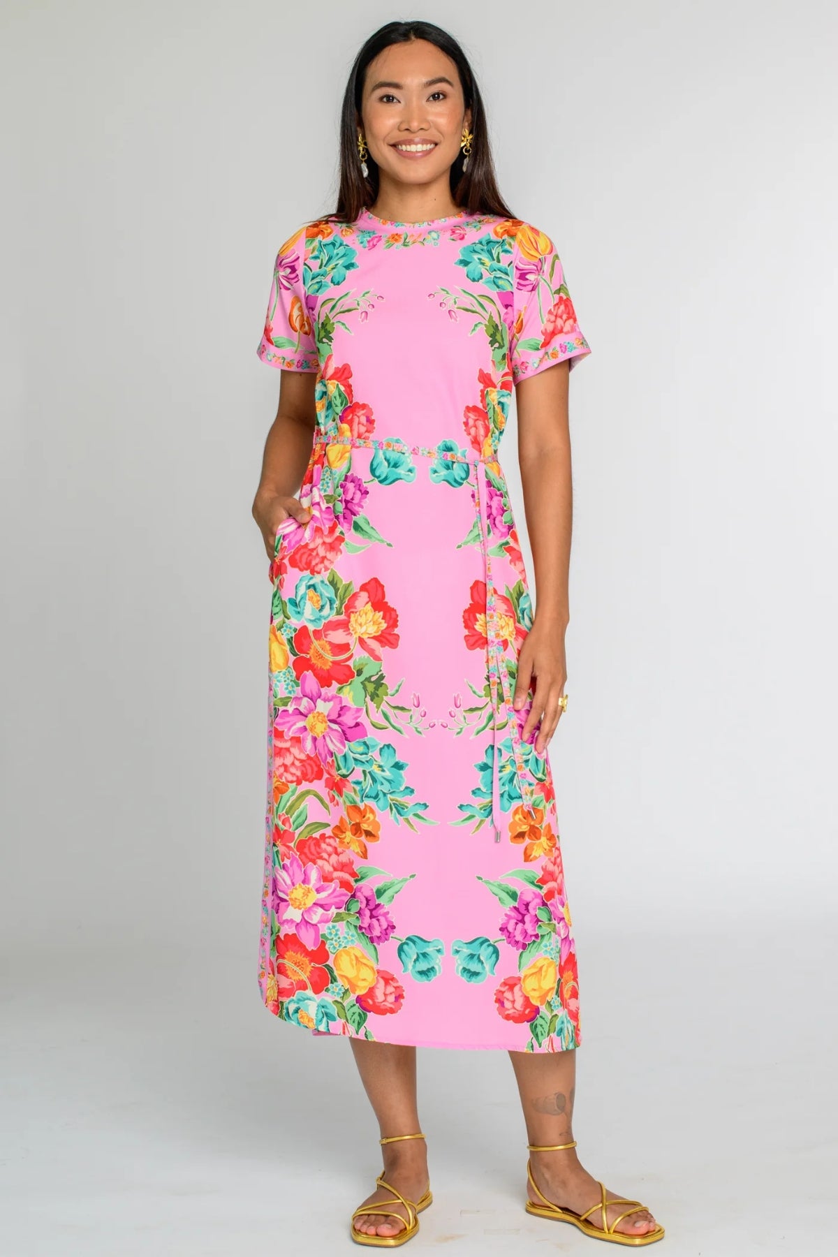 ELIZABETH JAMES | TESS MIDI DRESS