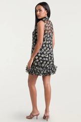 CINQ A SEPT | Mini Tossed Poppies Brisbane Dress