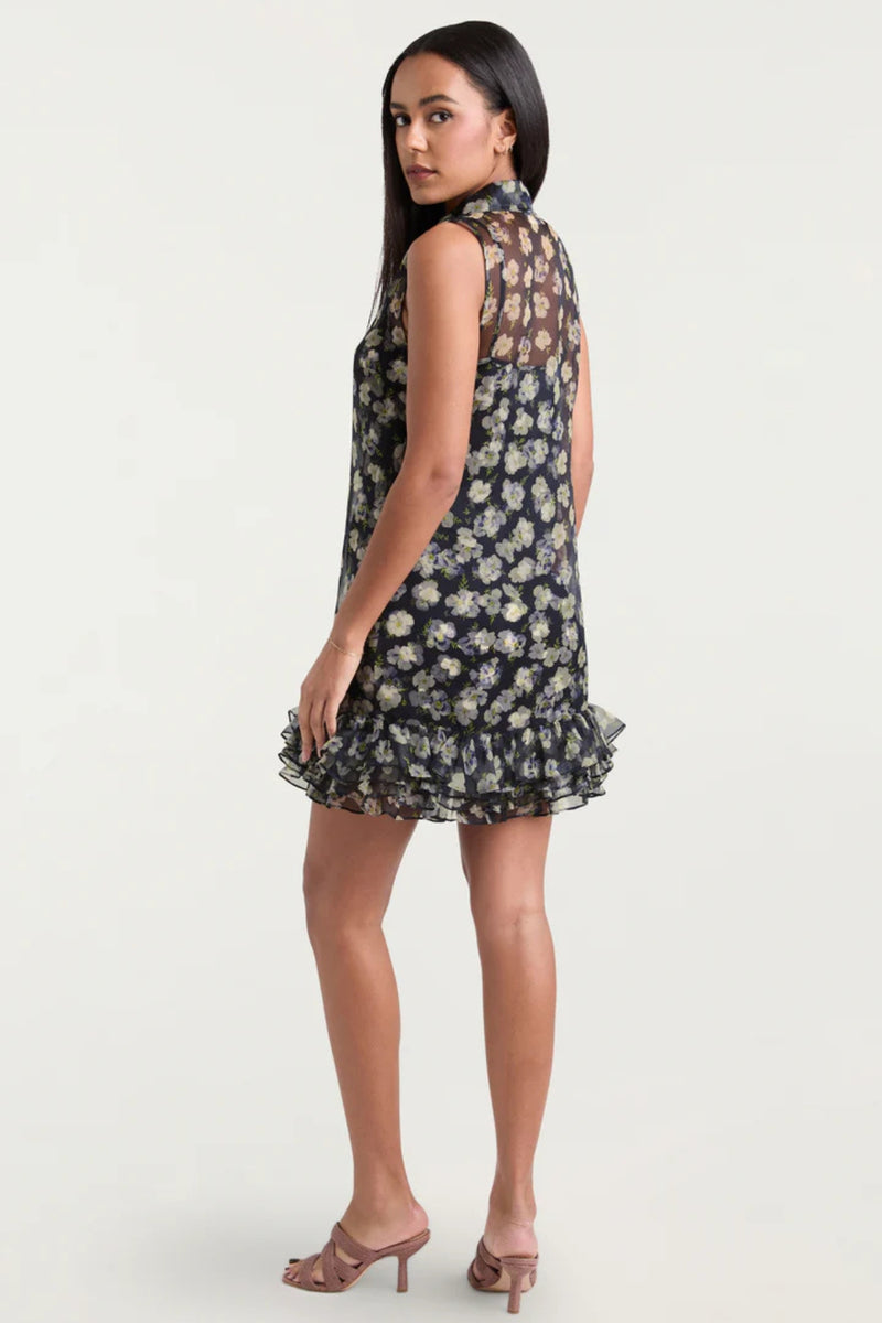 CINQ A SEPT | Mini Tossed Poppies Brisbane Dress