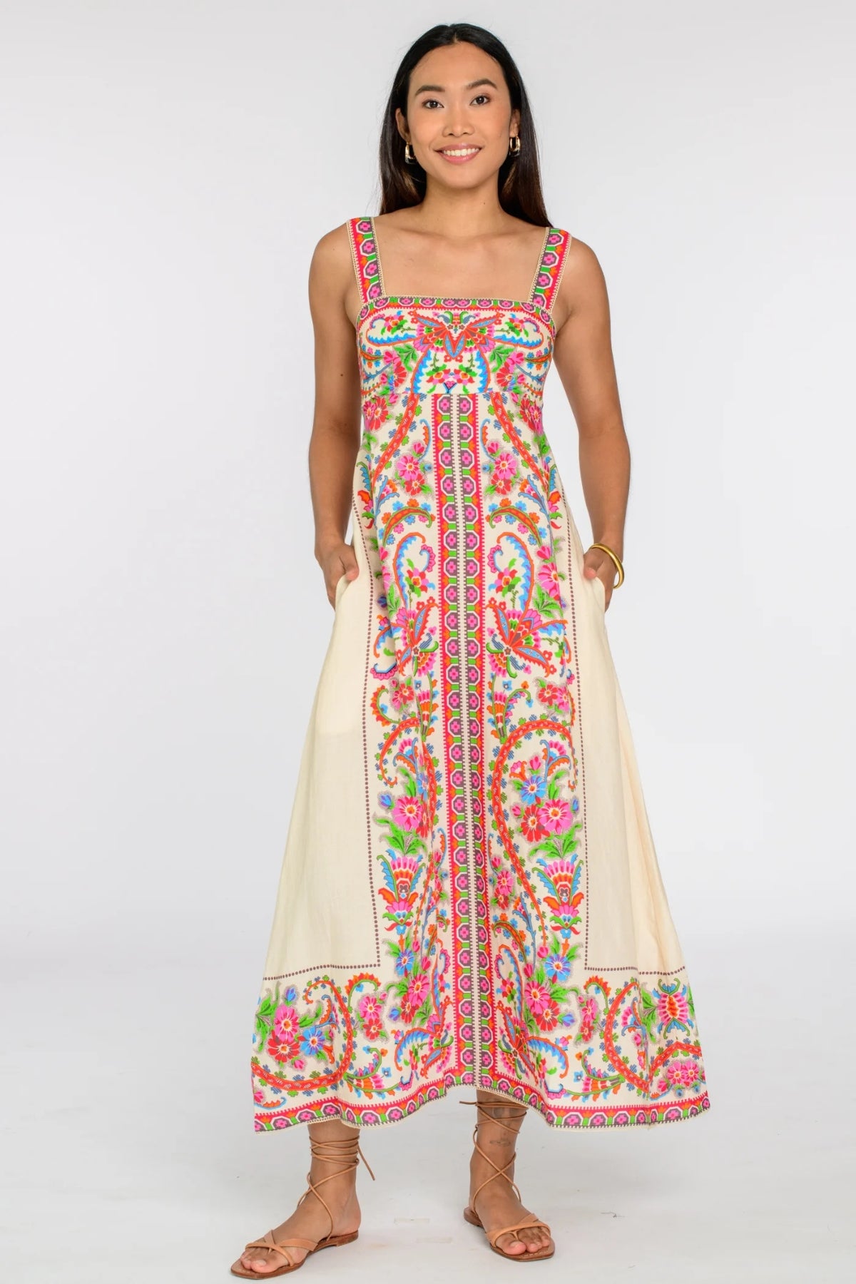 ELIZABETH JAMES | ANNALISA DRESS - SCROLL