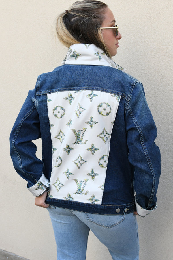 Sharron Jacket - Large Dark Denim