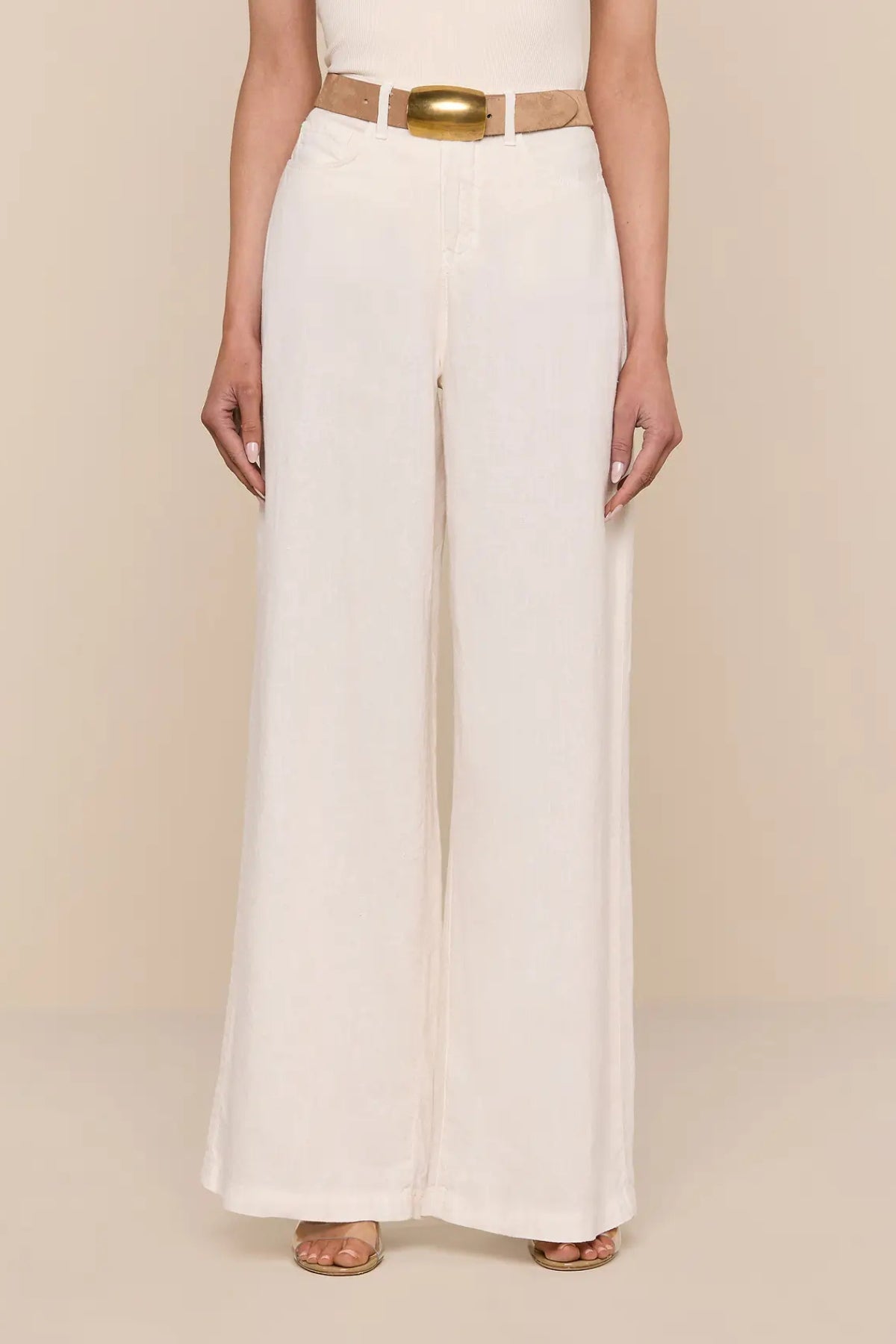 L’AGENCE | Amara Linen Wide Leg