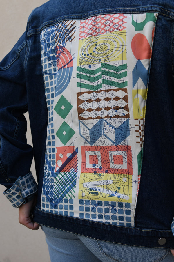 Sophie Jacket- Large Dark Denim