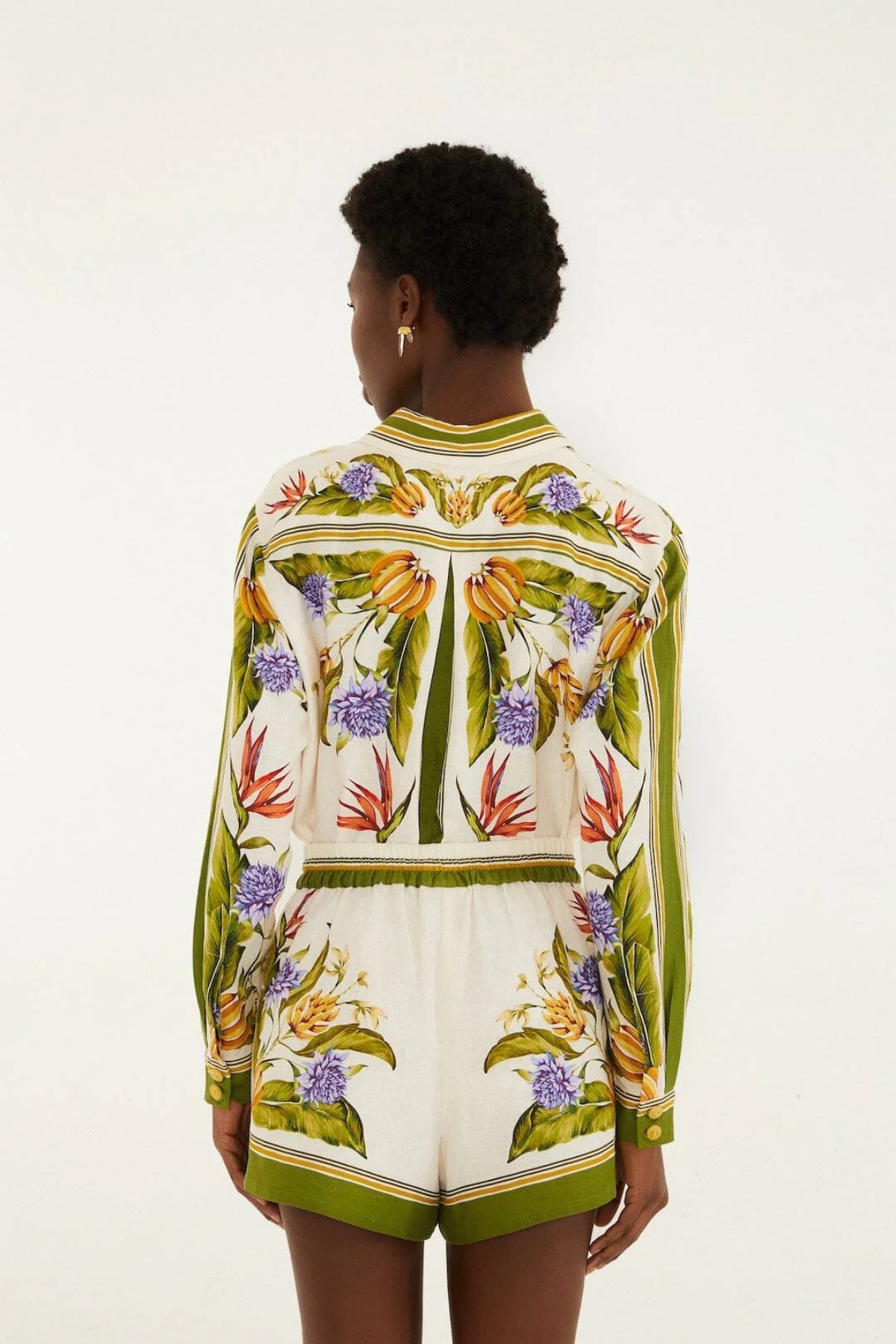 FARM RIO | TROPICAL SCARF SAND SHORTS