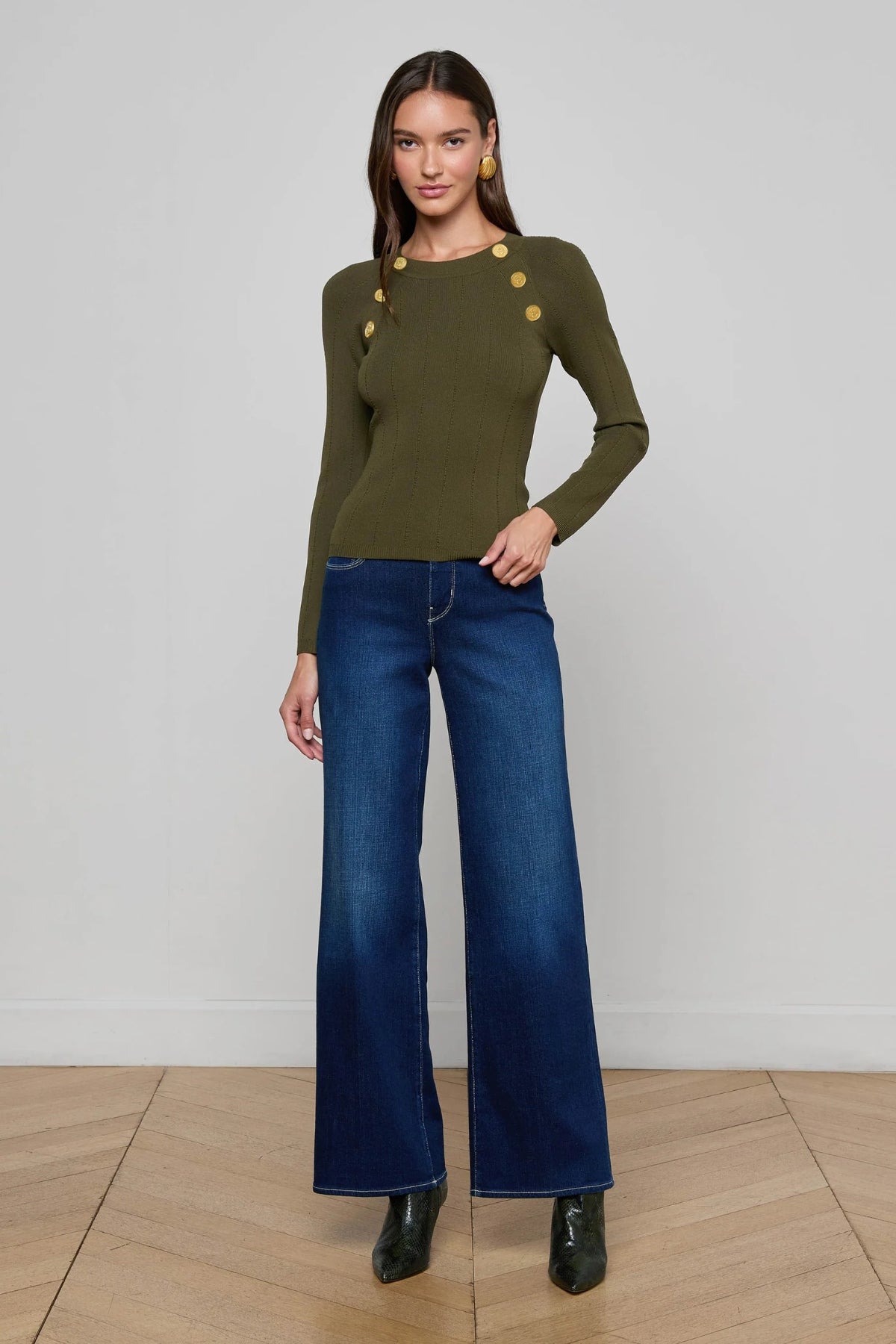 L'AGENCE | ALICENT WIDE LEG - STERLING