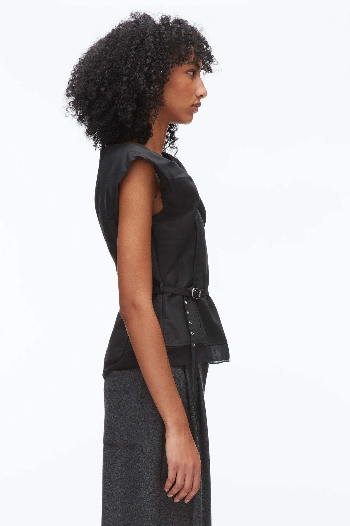 PHILLIP LIM | BOW TOP WITH BELT