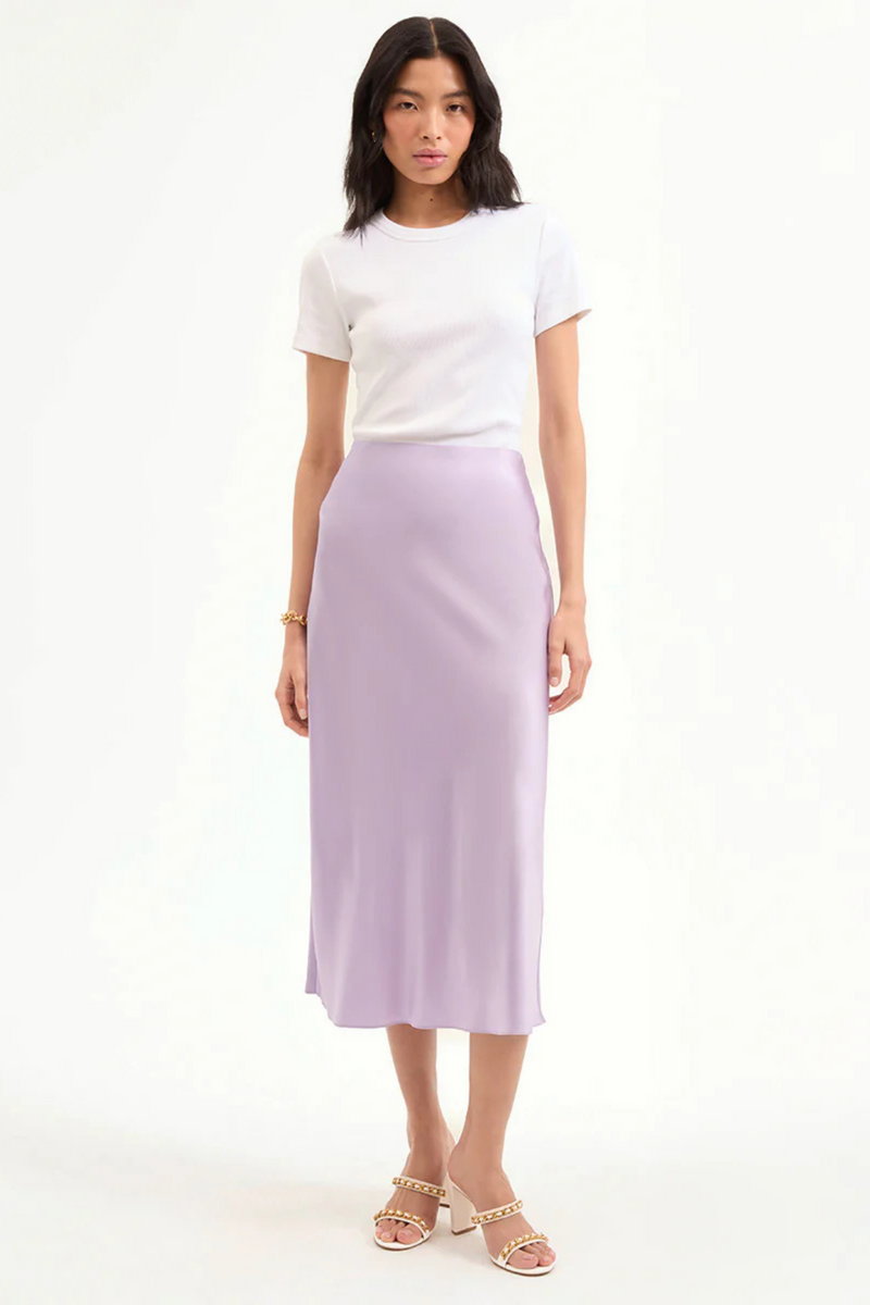 VERONICA BEARD | CLOVER SKIRT- LILAC
