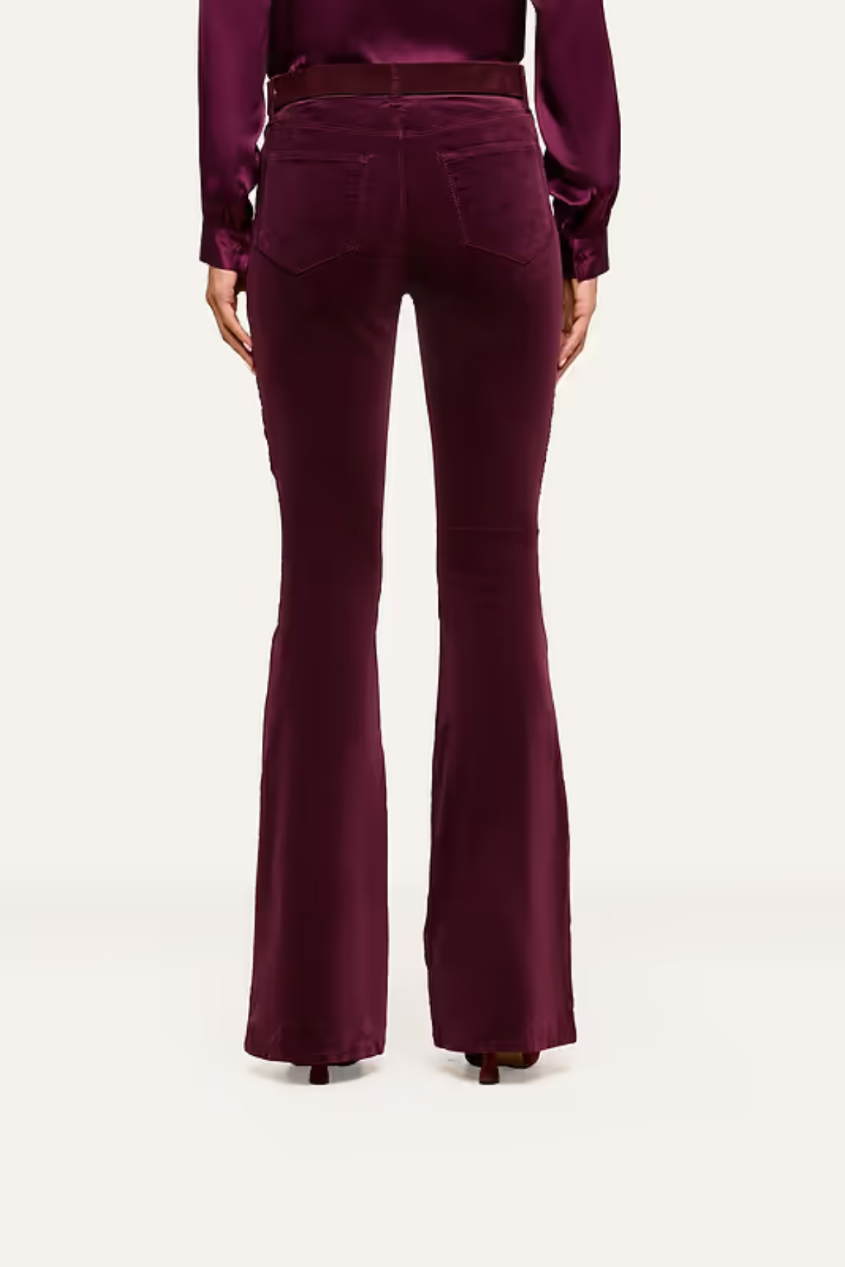 L'AGENCE | Marty H/r Flare- Sangria