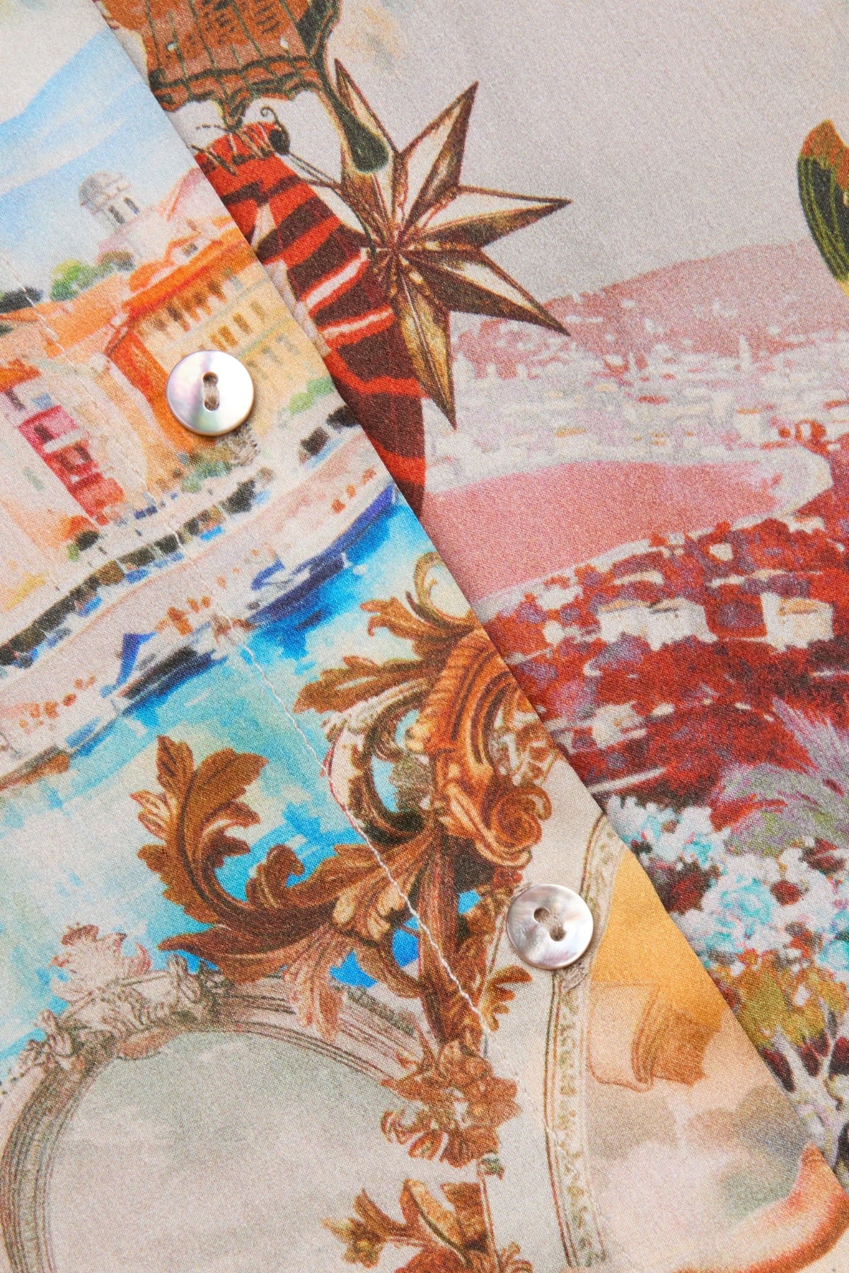 L'AGENCE | TYLER BLOUSE - MULTI COLLAGE